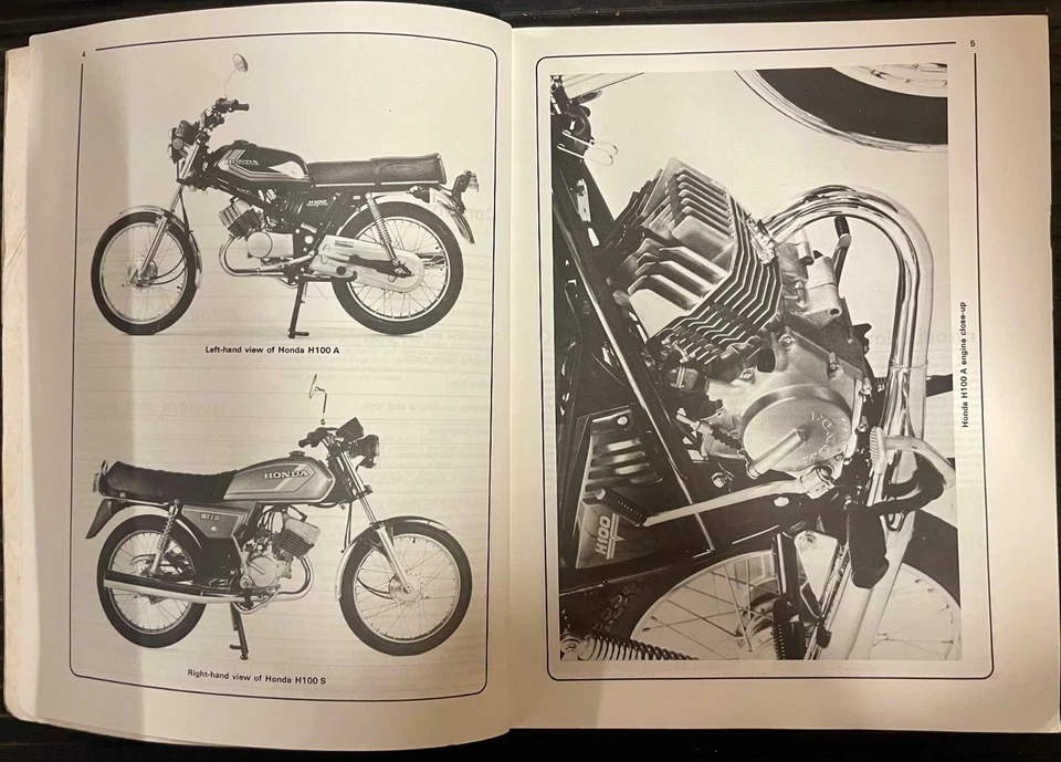 Honda H100 / H100S / H100D, 1980-1984 Haynes Workshop Manual In Good Condition - Image 3 of 4