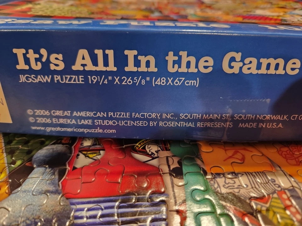 It's All In The Game головоломка 1000 штук отличная американская головоломка фабрика - Изображение 3 из 4