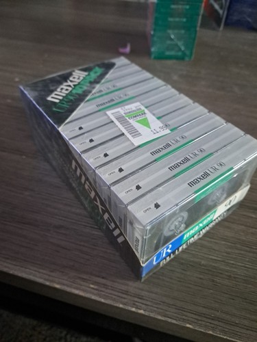 Maxell UR-90 Leere Audiokassetten Kassetten Normal Bias Neu Box 10er Pack