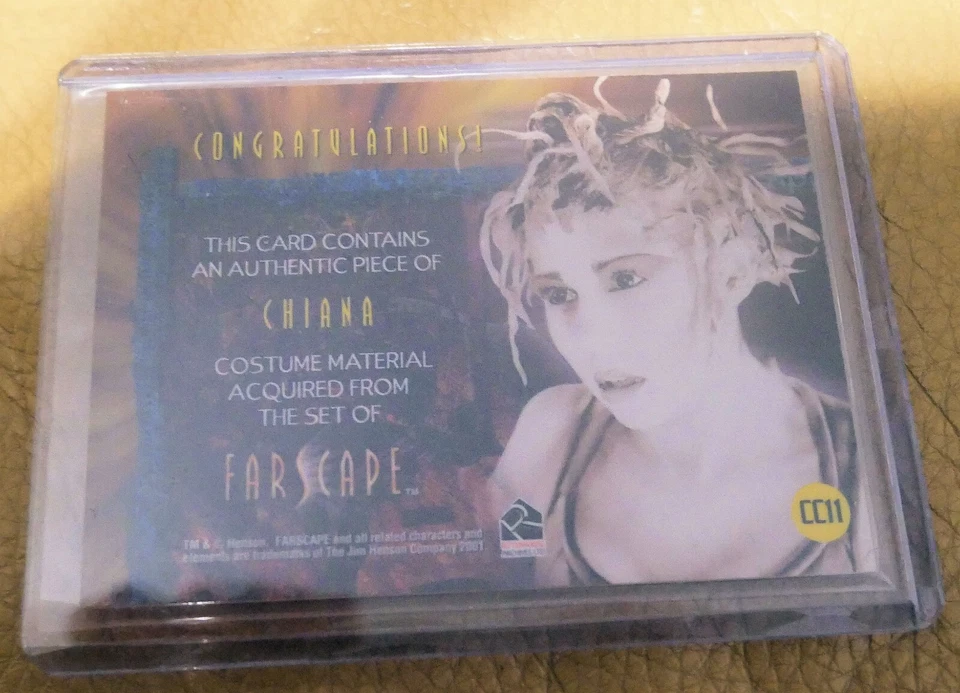 GIGI EDGLEY RELIC FARSCAPE COSTUME CARD ORIGINAL 2001 TRADING CARD - Image 2 of 2