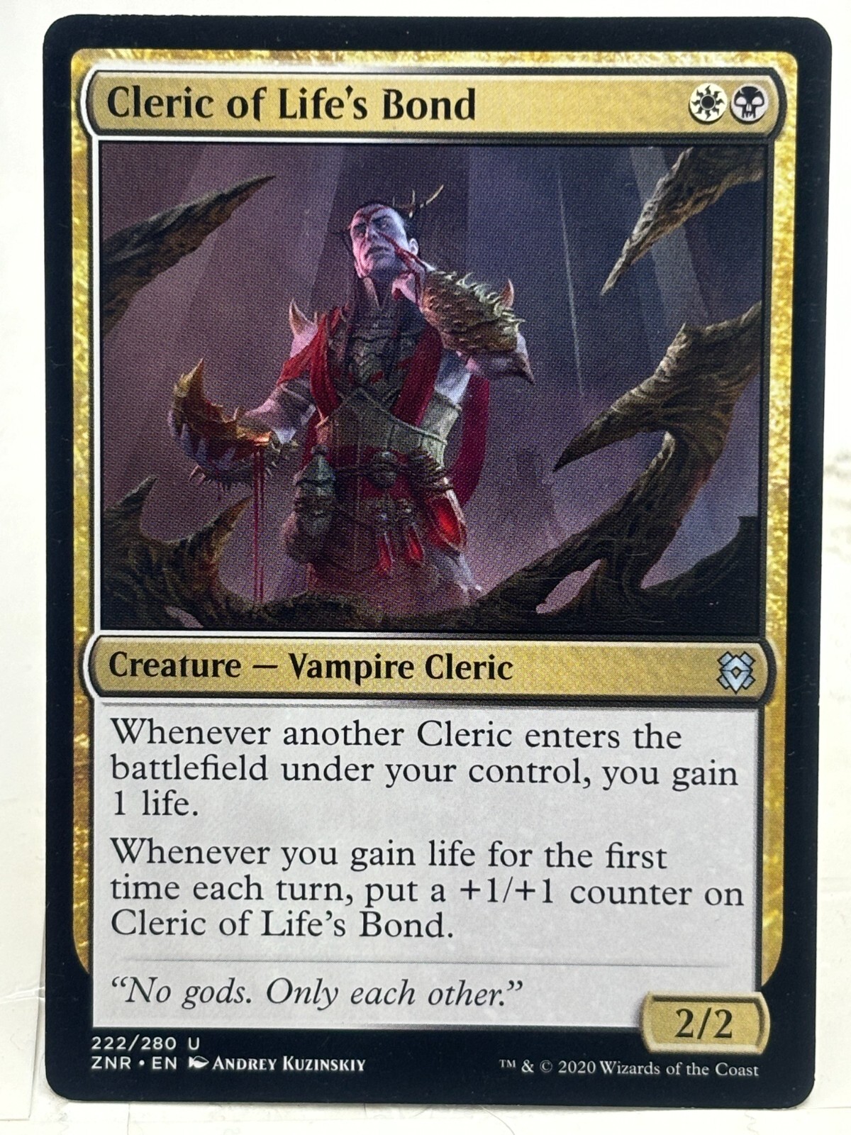 Cleric of Life's Bond LP/NM Zendikar Rising MTG Card 222/280 - UnltdCards