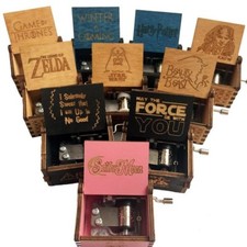 MUSIC BOX CARILLON POTTER NARUTO ANASTASIA SAILOR DRAGONBALL CASA DI CARTA PAPEL