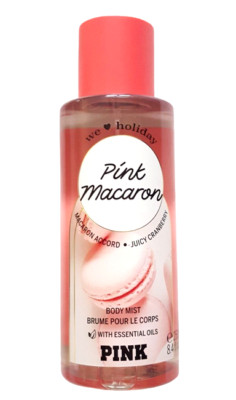 VICTORIA S SECRET PINK PINK MACARON FRAGRANCE BODY MIST SPRAY SPLASH 8.4 oz