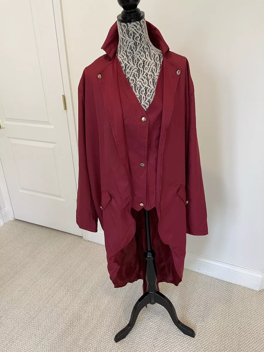 Fun Shack Magician 4XL New Costume Red Dove Tail Blazer Unisex