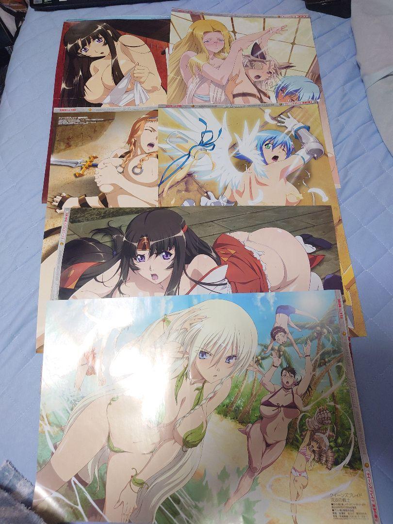 715.Queen'S Blade Wandering Warrior A3 Size Ryomen Poster Set Of 6