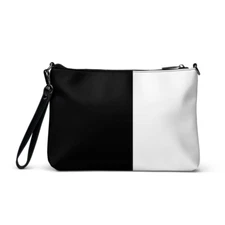 Black and White Crossbody Bag