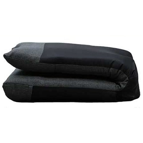 Iris Plaza Zaisu Floor Reclining Chair Legless Charcoal Gray YC-601 Japan New - Picture 3 of 9