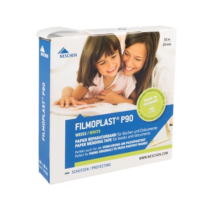 Neschen Filmoplast P90 50m x 2,0cm im Spender, weiß