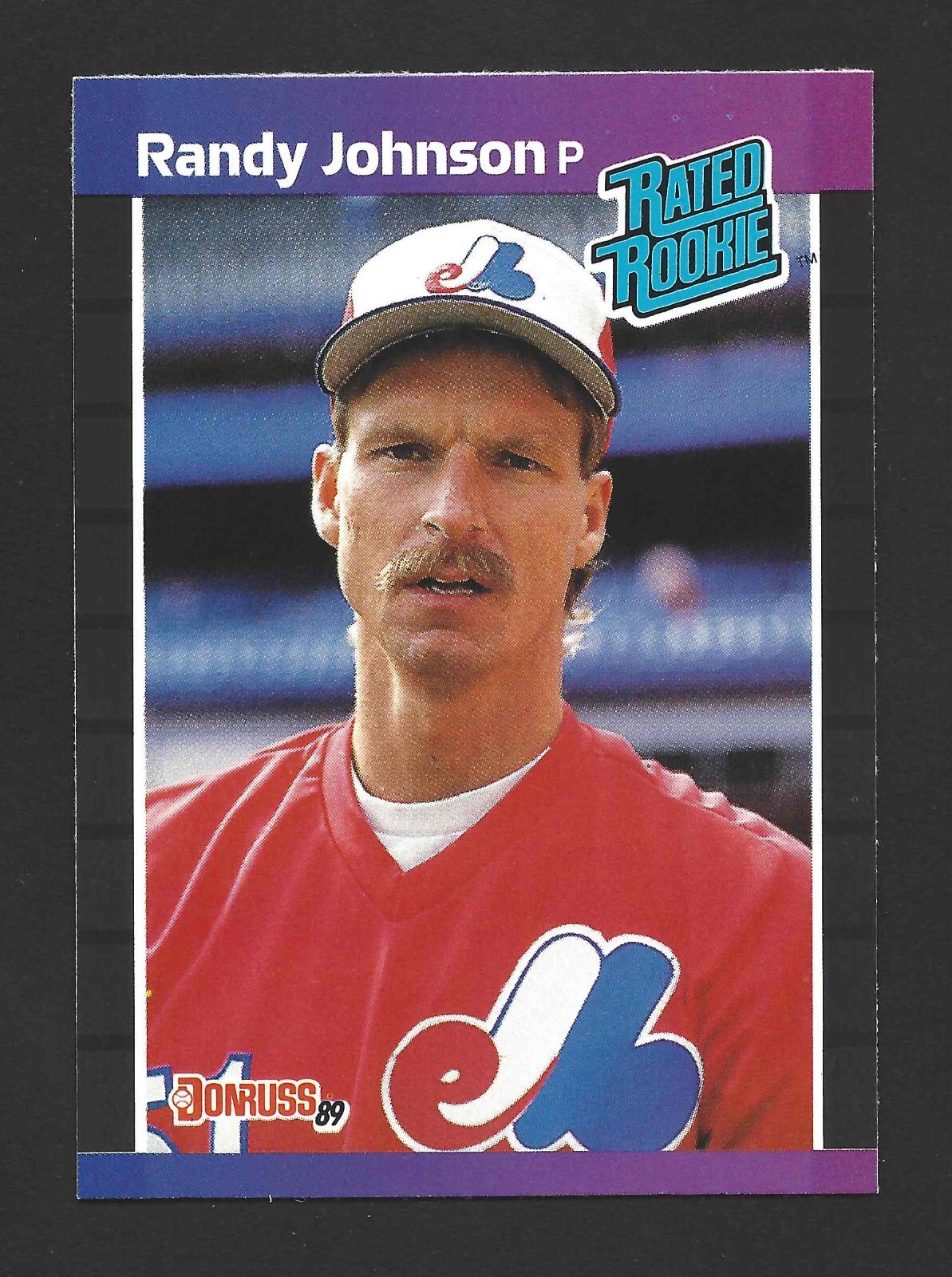 1989 Donruss #42 RANDY JOHNSON Raw - Montreal Expos - RC - HOF