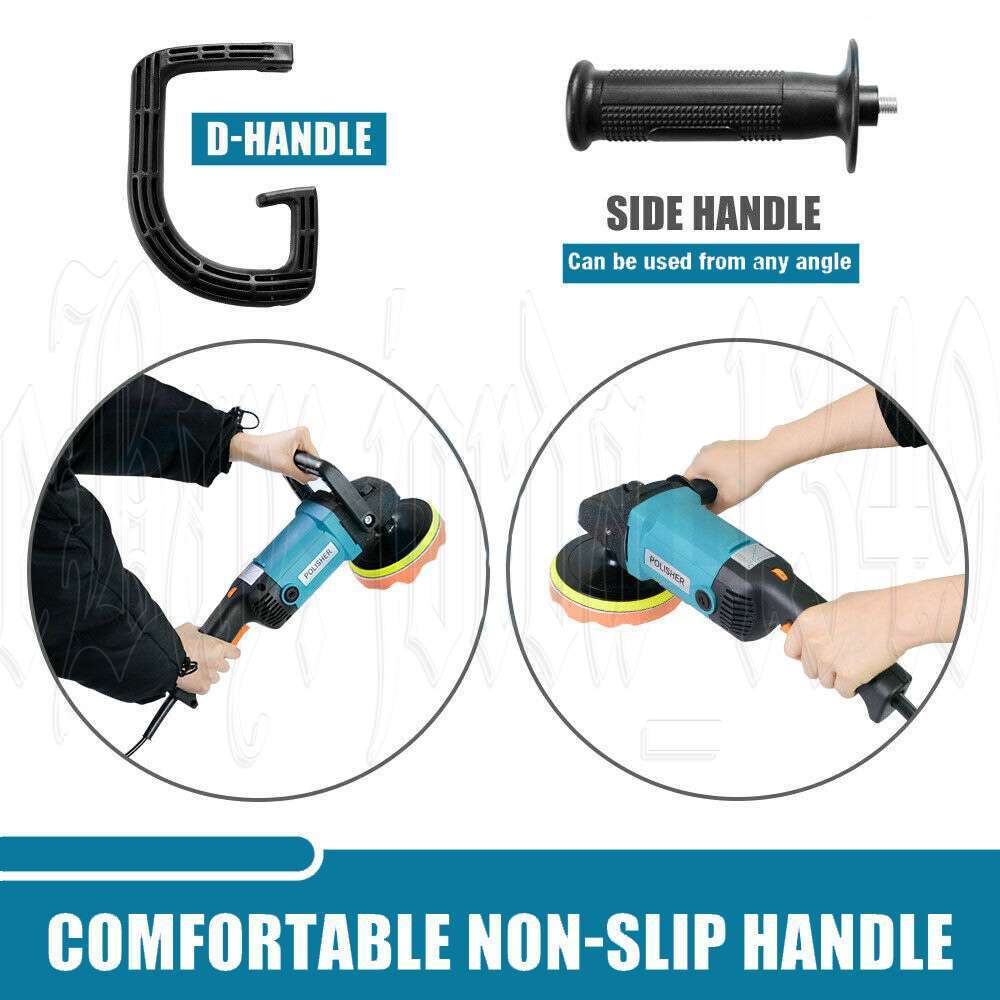 Buffer Polisher Rotary Buffer Polisher Waxer Detachable Handle for Car