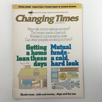 VTG Changing Times Magazine September 1975 Getting A Home Loan These Days