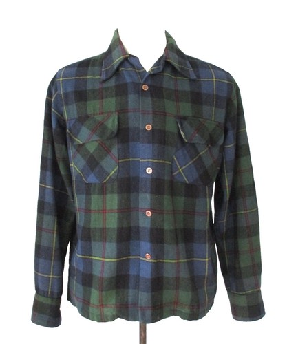 Chemise Hawaii Hanes Large - Bleu Tropical - Coton - Neuf Avec étiquettes