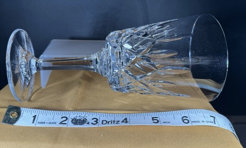 Gorham King Edward Water Goblet- 7 1/8”H, 3.5”W, Blown Glass, Germany/Hungary - Bild 6 von 7