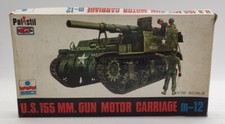 ESCI POLISTIL1/72 U.S 155 MMGUN MOTOR DARRIAGE VINTAGE '70 NEW IN BOX SOLDATINI 