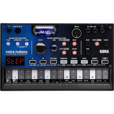 Korg Volca NuBass Vacuum Tube Bass Synthesizer Black