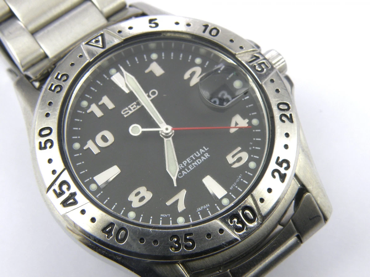 Seiko perpetual calendar 100m sale price