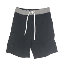 Old Navy California Boardshorts Men Size 30x9.5" Inseam Black Cargo Pocket Swim