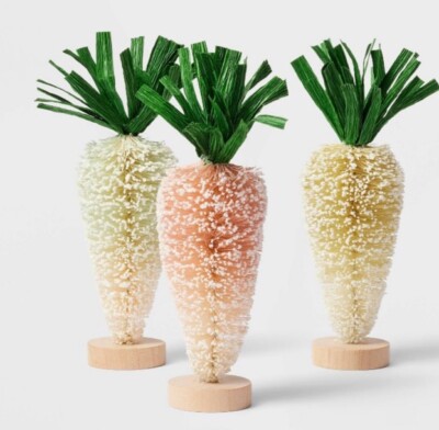 Target Spritz Easter 2024 Bottle Brush Trees 3 Pack 6 7 In T68FN0583