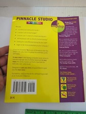 PINNACLE STUDIO In Easy Steps Booklet CPU Editing Software