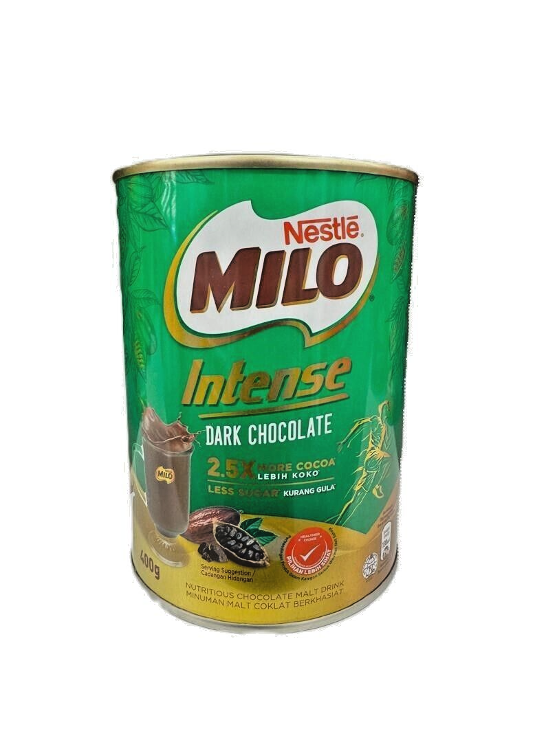 Milo Intense Dark Chocolate 2.5 x More Cocoa Less Sugar Malt Drink