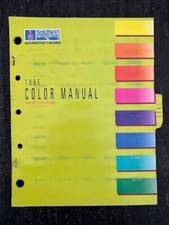 Original Vintage 1995 Sherwin Williams Auto Import Car Colors finishes booklet