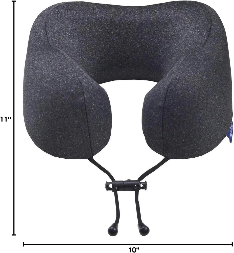 Upgraded 100% Travel Pillow Airplane Accessories & Essentials for Comfort