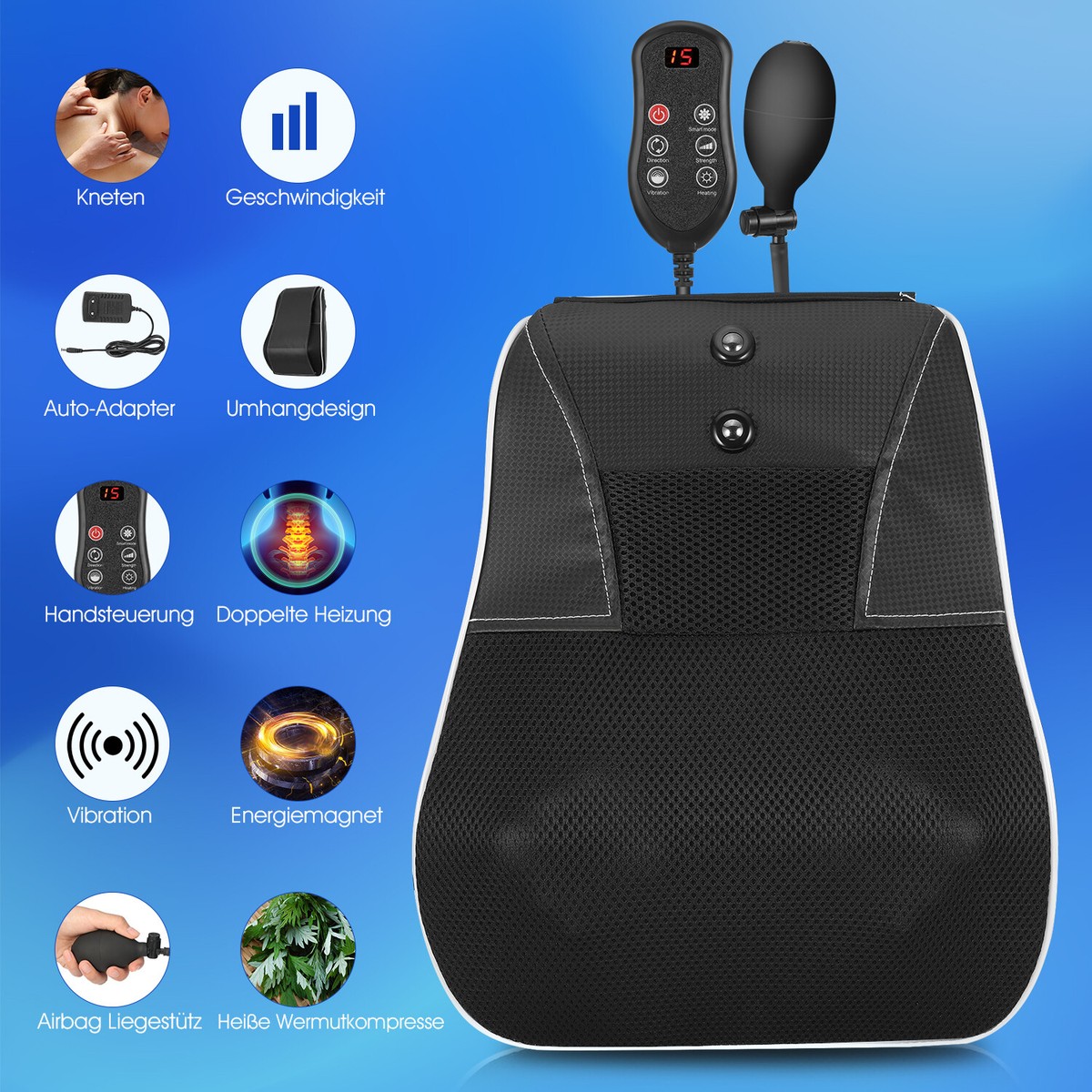 vertikale vibration FCH Massagesessel Relaxsessel Fernsehsessel, mit Liegefunktion Vibration  Heizung, Massagestuhl main image 0