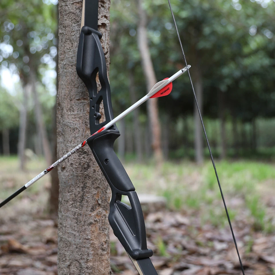 56" Archery Recurve Bow Kit 30-50lbs Takedown PracticeTarget Shooting hunt - Image 4 of 4