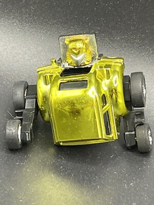 Vintage G2 Transformers  Gold Chrome Bumblebee Bug For Parts