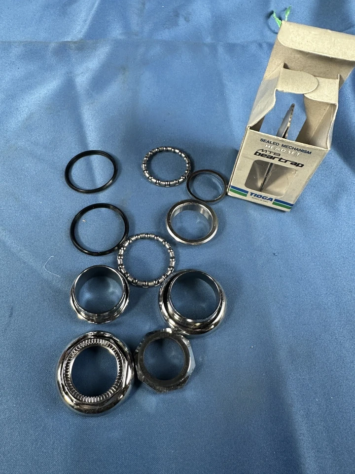 NOS Tioga Bear Trap MTB BMX Bike 1" x 30 x 27 Threaded Headset Vintage Bicycle - Image 2 of 2