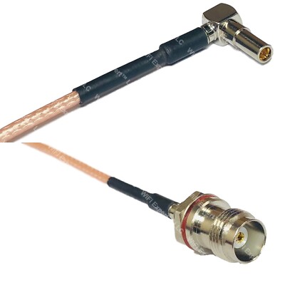 RG316 MS162 Male Angle to TNC Female Small Bulk RF Cable Rapid-SHIP LOT