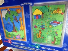 NEW LEARNING LINE SOLUTIONS for TUMMY TIME Reversible LEARNING JUNGLE COMFORTER