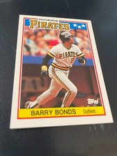 1988 Topps UK Mini Baseball #5 Barry Bonds - Pittsburgh Pirates - MT