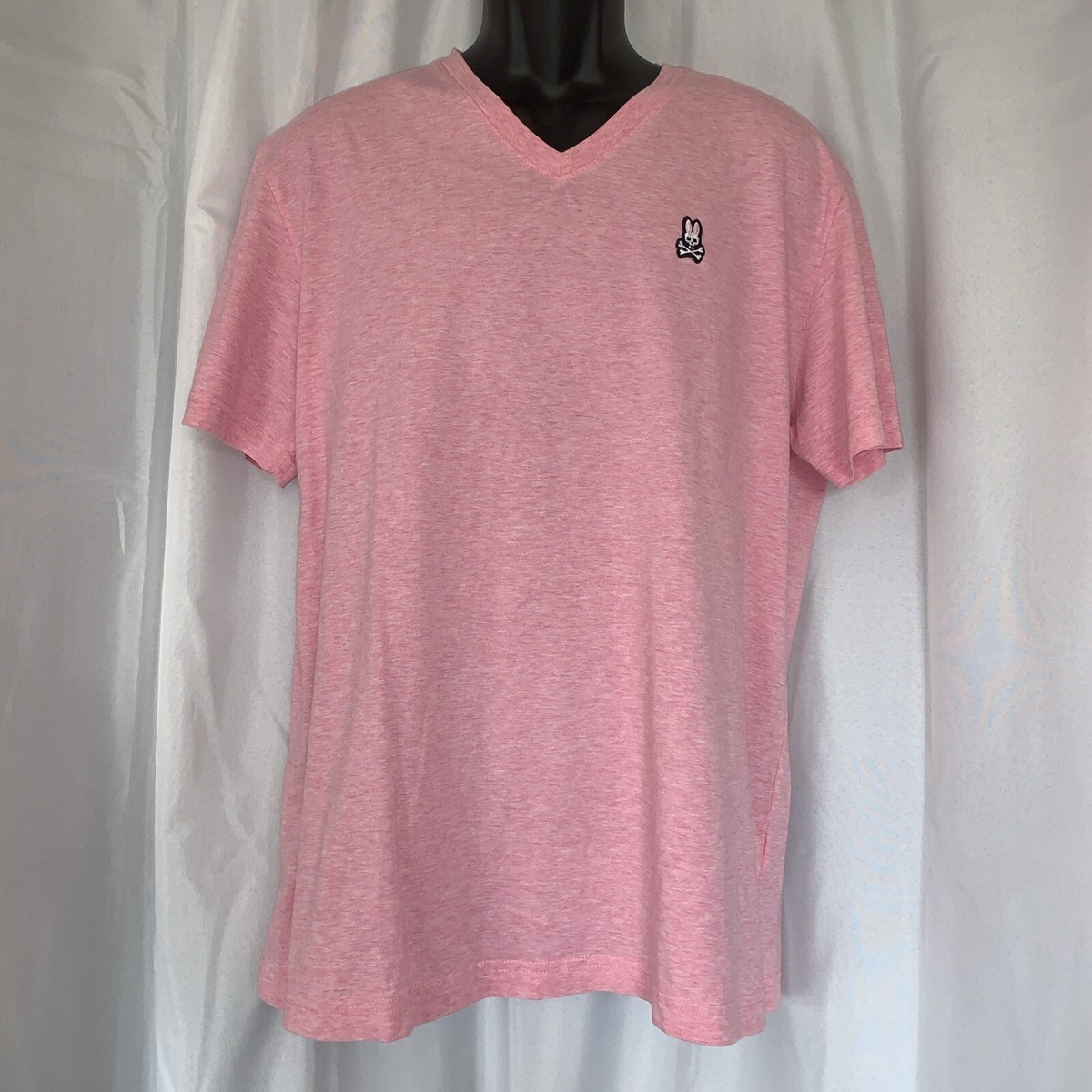 orin　Pink Basic Jersey Bunny T-shirt Basic Jersey Pink Bunny Relaxed T-Shirt