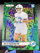 2024 Malik Washington Panini Prizm Green Scope Prizm Rookie #371 47/75