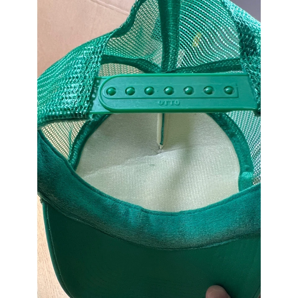 Chapéu caminhoneiro vintage Otto snap back Green Rooster Run loja geral Ky - Imagem 2 de 4