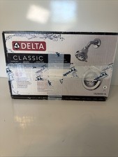 Delta 132900-A Chrome Classic Single-handle 5-spray Shower Faucet Valve Included