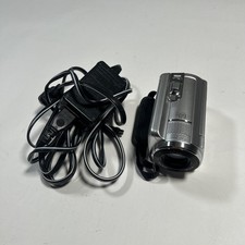 Sony Handycam DCR-SR68 Silver Video Digital Camcorder 60x Zoom 80GB - TESTED