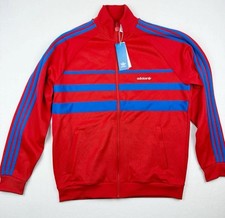 Adidas Originals The First Track Top Zip Up Jacket Size S Mens Scarlet NWT 90