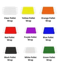 Shrink Wrap Extended Core Pallet Stretch Film Packaging Rolls - Multiple Colors