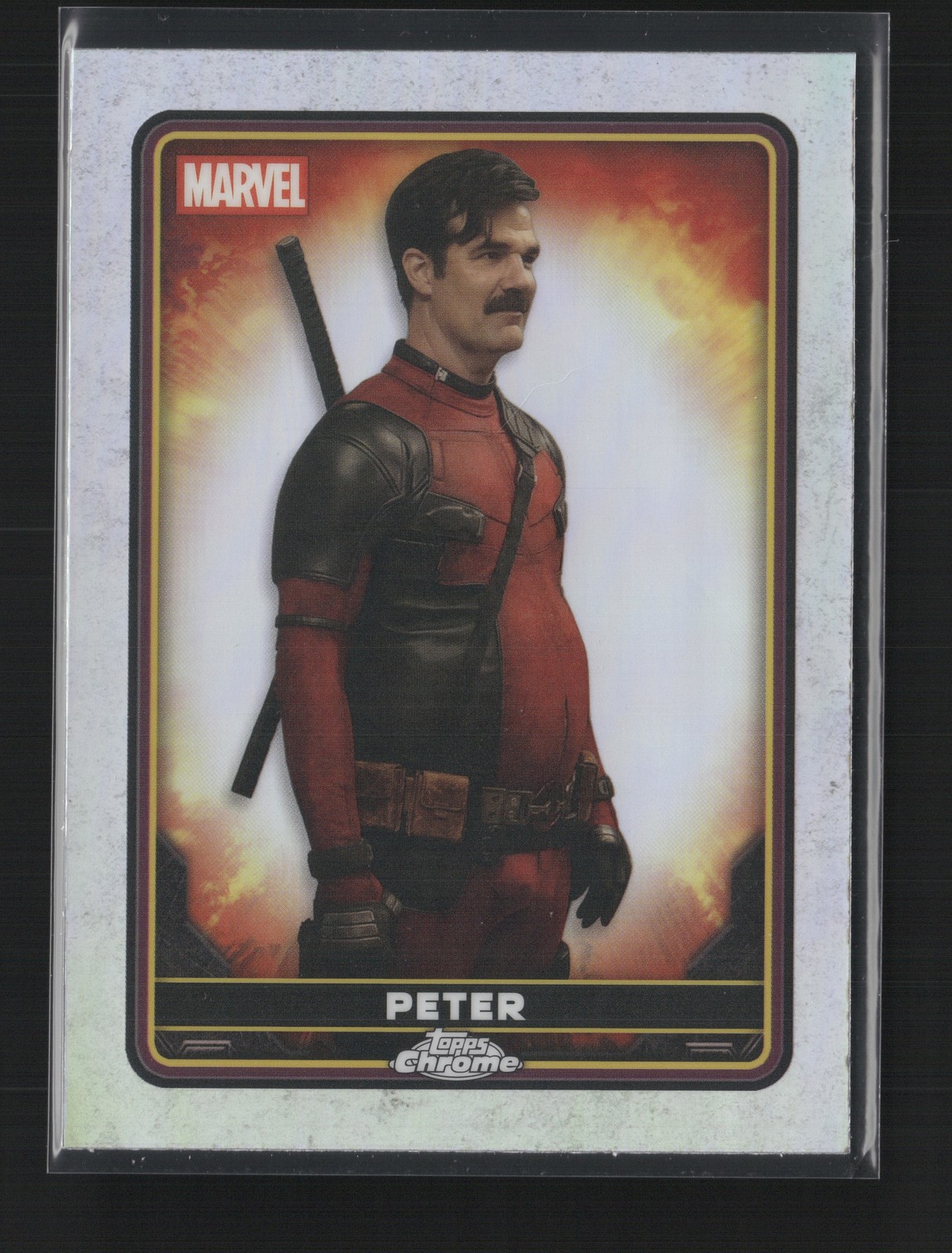 2025 Topps Chrome Marvel Deadpool #23 Peter Refractor