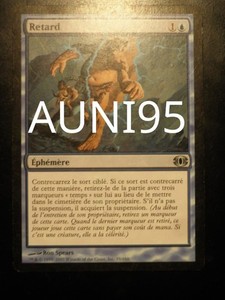 french mtg card retard Traveling Chocobo - Final Fantasy Full Art Borderless Alter Proxy