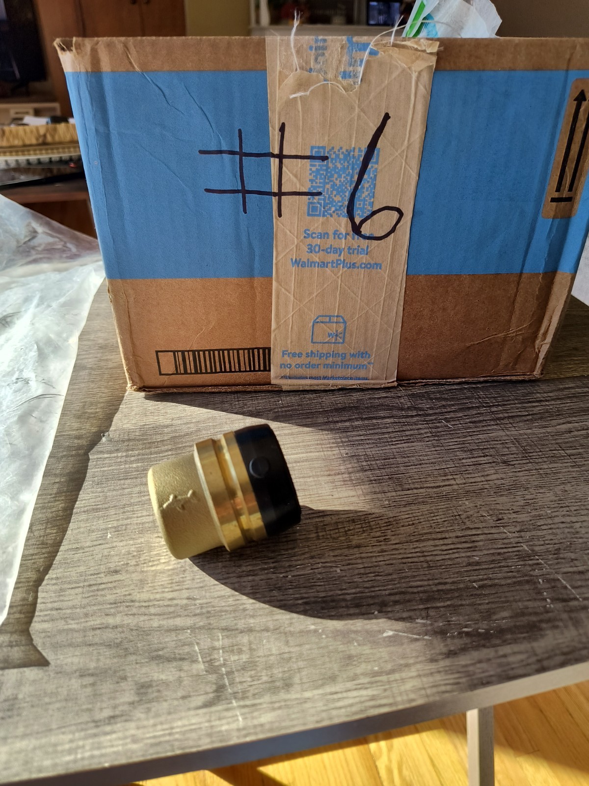 NEW Open box SharkBite 1 1/4" Brass End Stop Push To Connect 