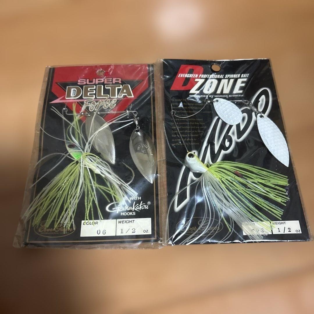 Evergreen D-Zone Spinnerbait Set Team Daiwa T.D. Super Half Spin Unused - Image 2