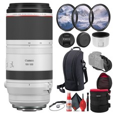 Canon RF 100-500mm f/4.5-7.1 L IS USM Lens with 3-Piece Filter Kit  More