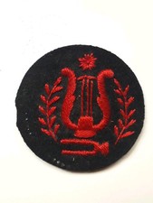 Scudetto Omerale Musicante Banda Musicale Esercito CC Grande Uniforme Storica
