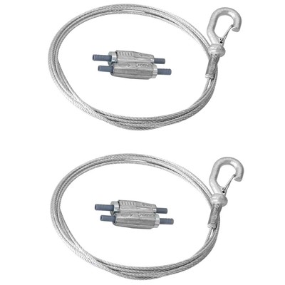 CADDY SPEED LINK SLK SLK15L3R2 Drahtseilsystem mit Haken, Ø 1,5mm, 3m, 2 Stück