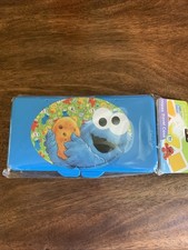 Sesame Street Beginnings Wipes Travel Case Blue Cookie Monster