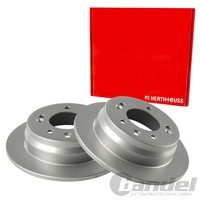 2X Herth+Buss 262Mm Bremsscheiben Hinten Passend FüR Hyundai I30 IX35 KIA Cee'd