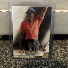 2024 Upper Deck Ud Canvas Tiger Woods Insert #C-1 Stanford GOAT PGA Tour 